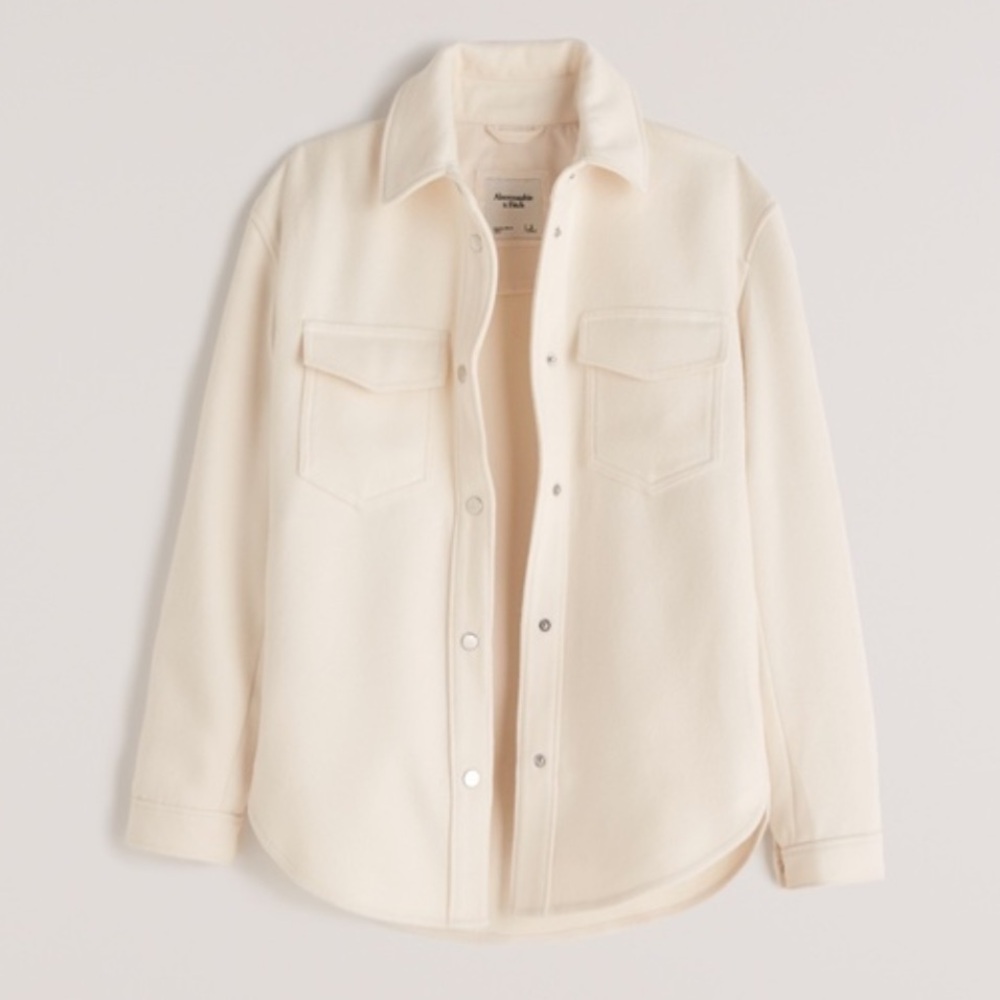 Abercrombie & Fitch Women’s Shirt Jacket Shacket, Small